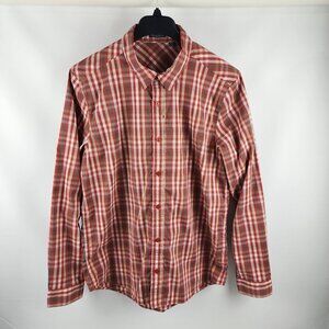 Toad & Co Shirt Mens Large Multi Checks Panorama L/S Button Up